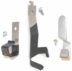Speedo Cable / Brake Line / Battery Cable - Bracket Kit. This bracket kit includes one of each of #WO-0499, #WO-0500, and #WO-0501.  Used on 1966-1970 B-Body cars.  See description of individual parts above for application and part location.
