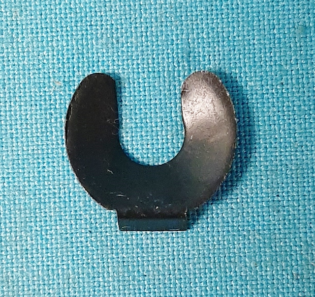 Cable Retaining Clip - For Vehicles with round throttle cable housing.  Secures cable to the firewall.