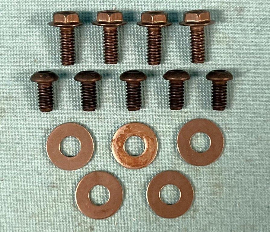 Wheel Cap Mounting Hardware - SMALL BOLT pattern Center caps (set of 5)