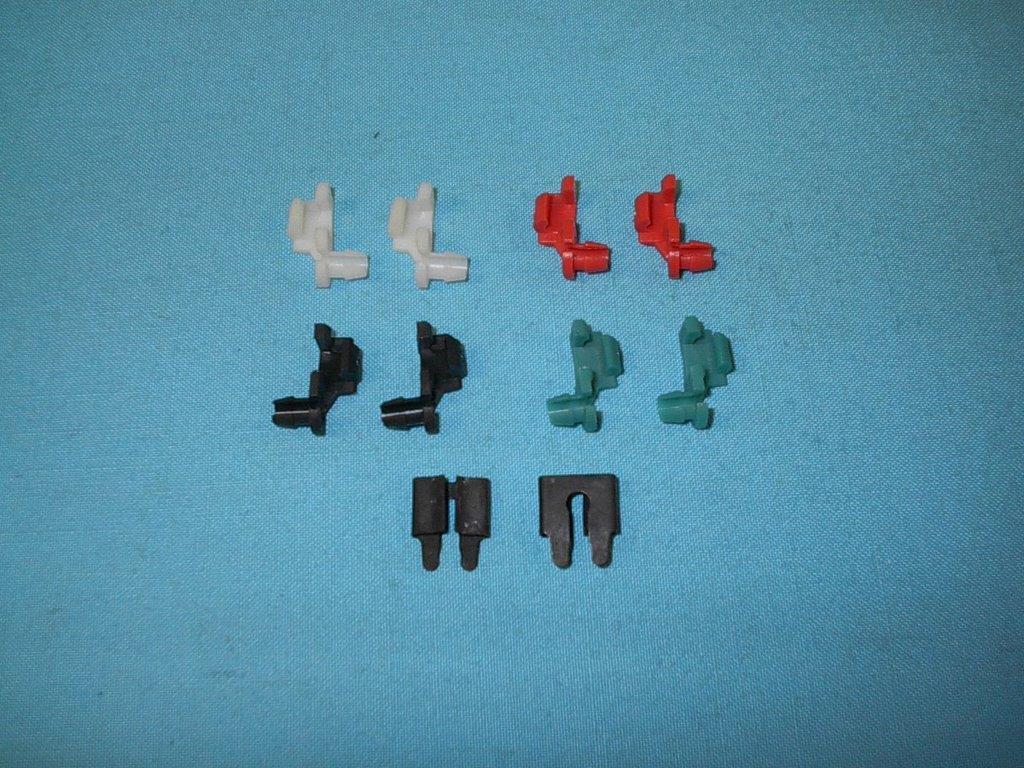 Door latch / Linkage and Rod Clip set (set of 12)