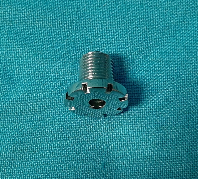 Wiper Switch chrome retaining threaded nut.
