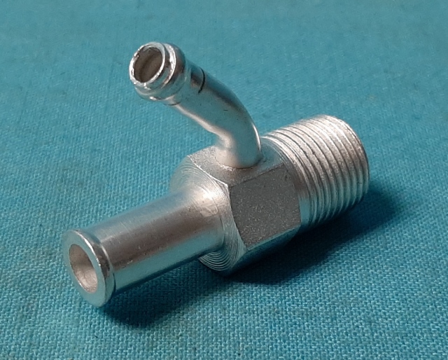 Power Brake Vacuum Fitting - Chargers and Daytona’s WITHOUT Hemi motors only – all other 1968-69  Hemi cars this is correct application.  Used on all Superbird motors.