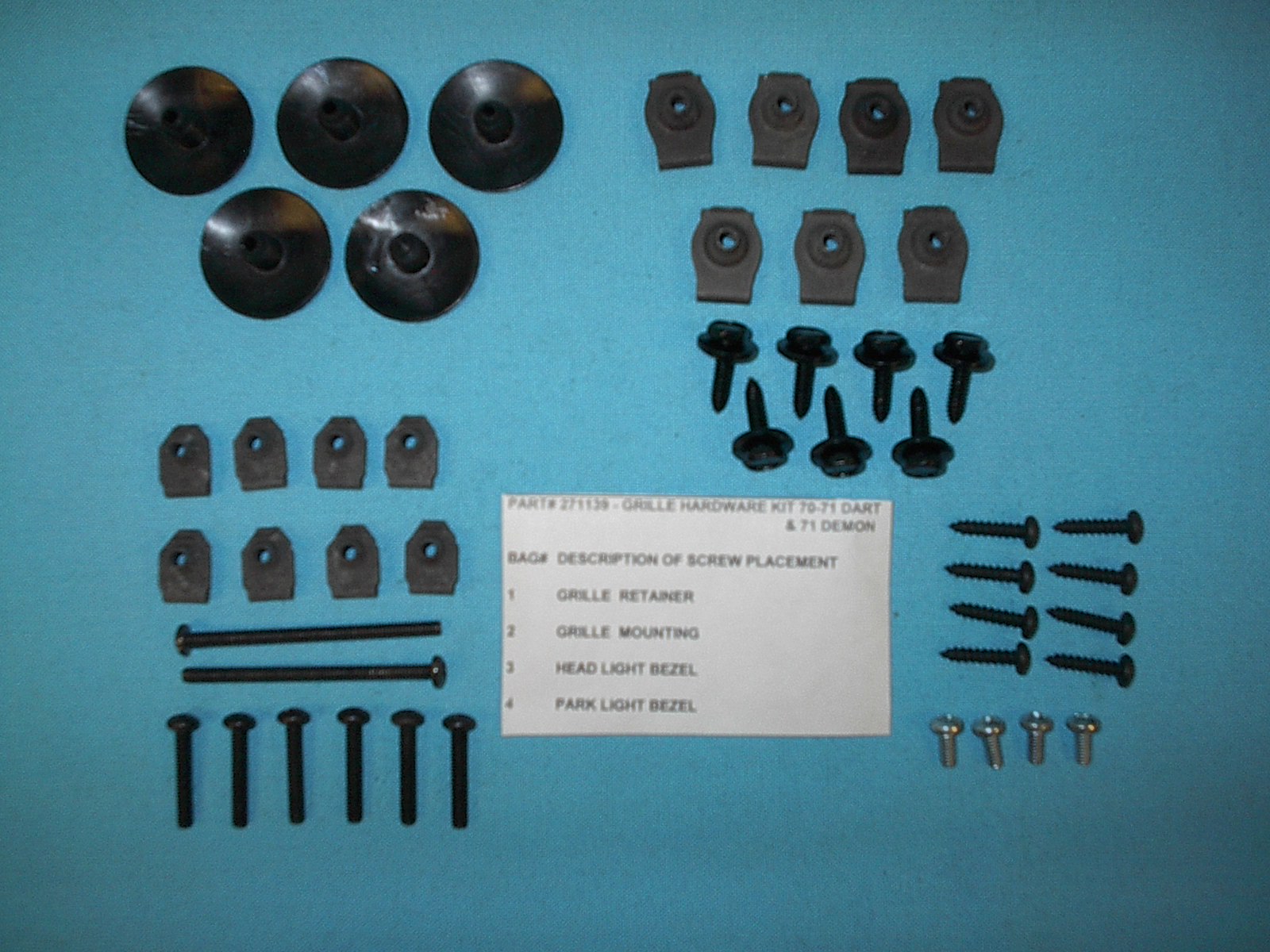 Grill Mounting Hardware Kit