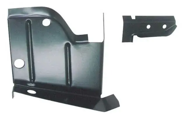 Fender splash shield behind front wheel - drivers side (Dodge)
NOTE:  for 1966-67 some slight modification will be needed to make them fit.