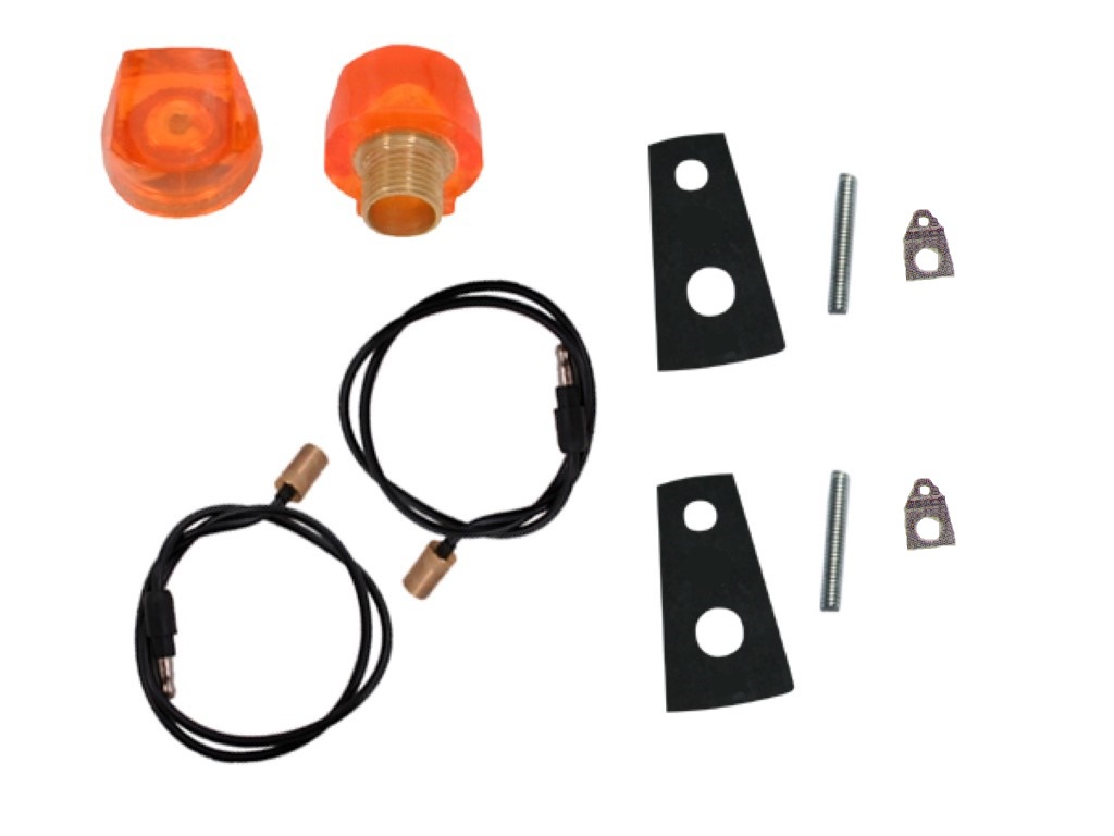 Hood Indicator lens kit (lenses, gaskets, wires, bulbs, and hardware).  (pair) - discount exempt