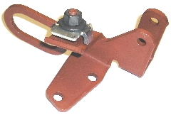 Throttle Cable bracket for 440 Six Pack.  Includes throttle cable clamp and correct 1/4-20 hex coni SEMS nut.