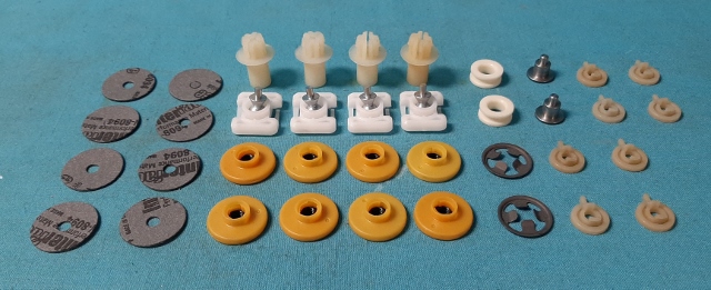 Window Hardware kit - 34 piece kit (does both doors)