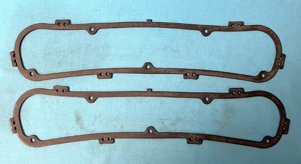 Valve cover gaskets - Small block LA Engines - 273, 318, 340, 360 motors.  Solid Rubber gaskets - no cork at all.