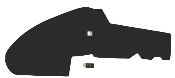 Sail Panel Wind / Water deflector panel.  This panel deflects wind and water from getting into the back side of the door pad and door panel.  Includes clip for installation.