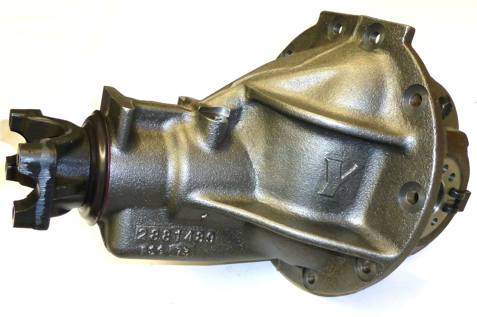 489 Third Member Case - for 8-3/4.  New, nodular iron 489 casting with forged steel caps, billet adjusters, choice of gear ratio, Eaton / Detroit "truetrac", crush sleeve eliminator and 7290 and 1350 forged steel u-bolt yoke. Build to order - expect 1 week before shipping. Ratio options provide at time of order are:   3.23, 3.55, 3.73, 3.91, 4.10, 4.30 and 4.56.