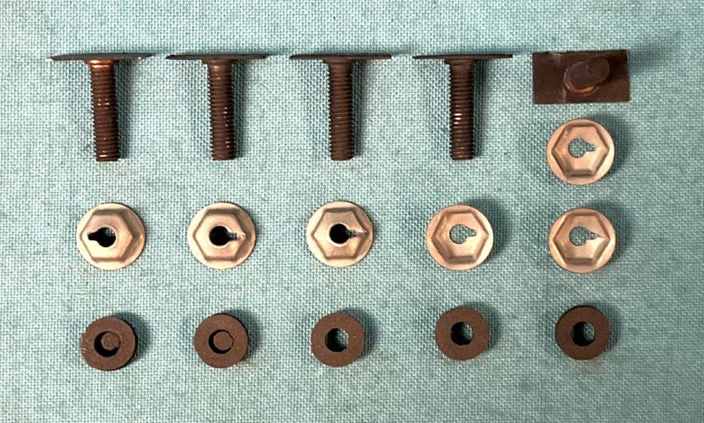Interior Roofrail Side Molding Retaining Clips - set of 12.  Enough for both sides of the vehicle.