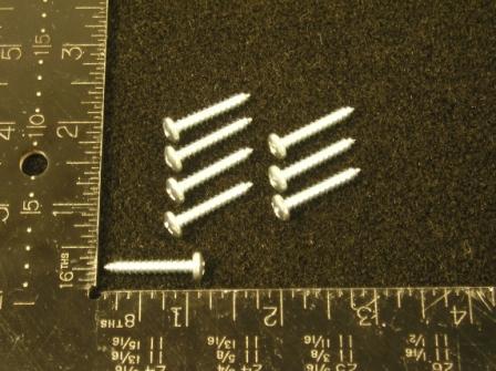 Front Parking lens mounting screws (set of 8 needed per grill for both front park lenses).