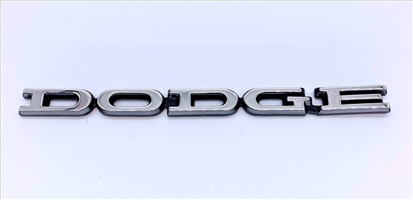"DODGE" emblem - Trunk and hood - Adhesive backed (each)