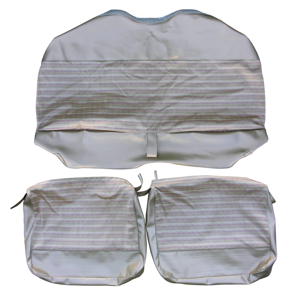 Front Split bench upholstery - Deluxe - Cloth Style – Cloth inserts with Cologne grain skirts