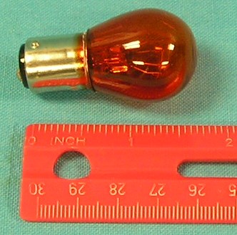 Bulb - Dual Element - Dual contact at base - Amber bulb - B1157NA Model number