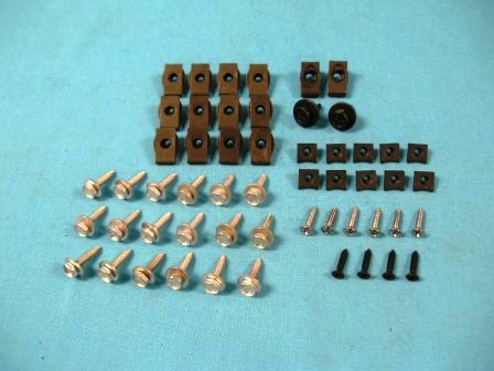 Grill Mounting hardware kit - Includes the headlight bezel hardware -  41 pcs