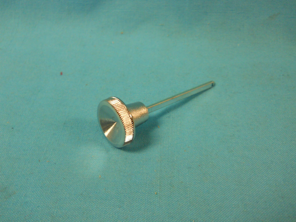 Headlight switch round chrome knob and post (PLYMOUTH)