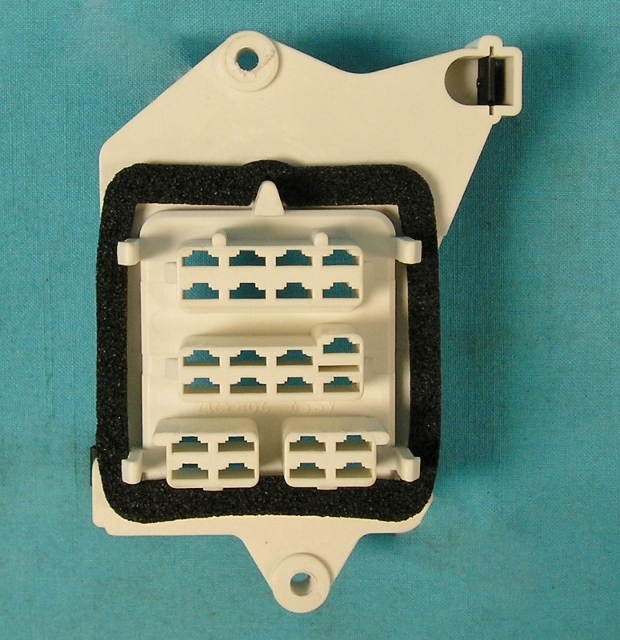 Bulkhead connector on firewall.