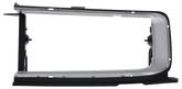 Gril Extension bezel with brackets - Silver - Drivers side