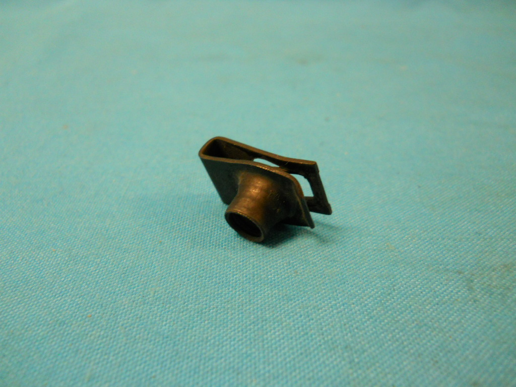 Extruded "U" nut.  5/16 - 18 screw panel range .040" - .125" Center of hole to edge 9/16"