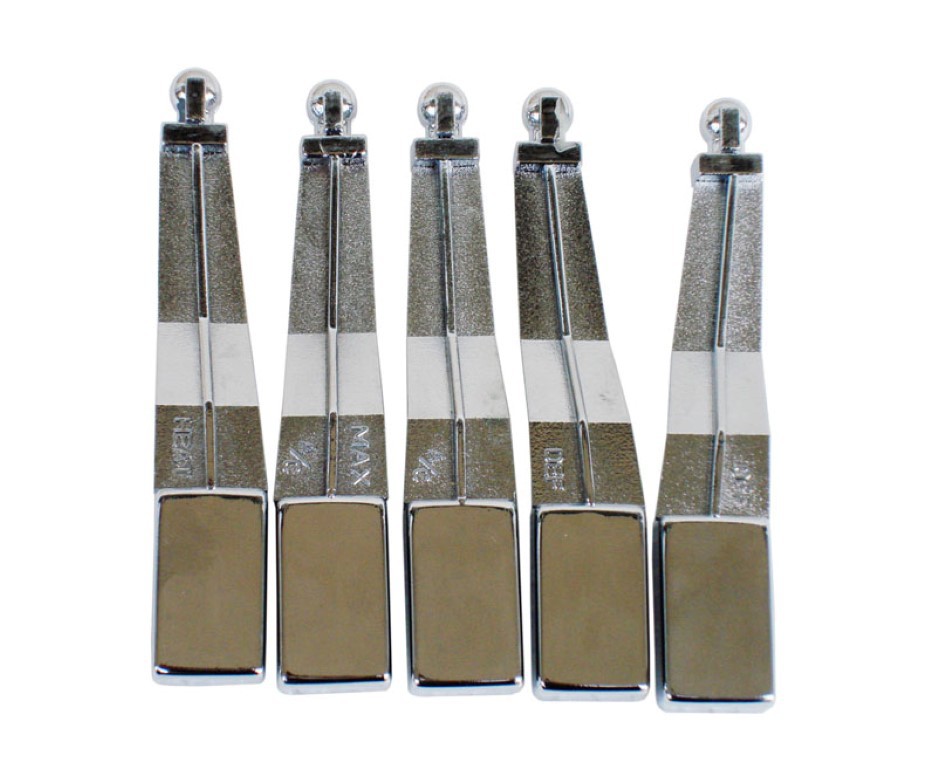 AC Chrome Push buttons (5 piece set)