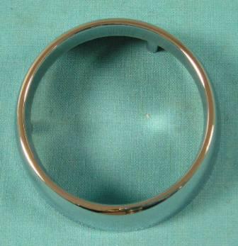Round grill emblem bezel (chrome bezel only)
