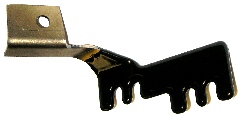 Ignition Wire Bracket - bolts to the left Intake manifold end rail bolt and holds all drivers side wires - Big Block