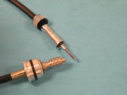 Speedometer Cable - Black Vinyl Casing - 59"