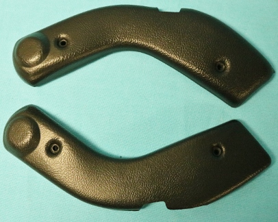 Seat Hinge Frame covers - Bench seat (pair) - Factory color options - choose and put in notes from :  #154 gray, #200 White, #338 blue, #414 Green, #540 Orange, # 520 Red, #656 Tan or #664 Brown.