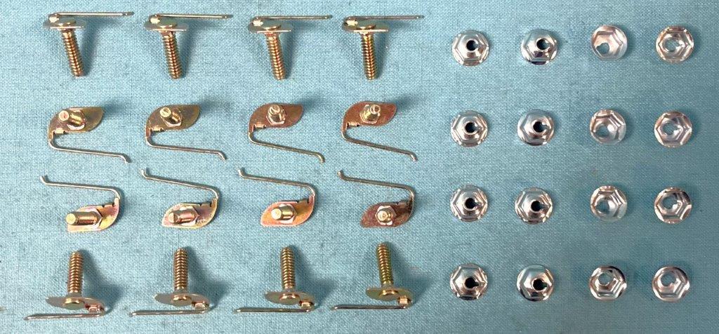 Vinyl top hardware kit - Not SE models.