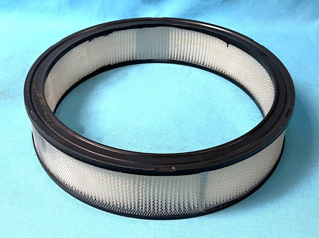 Round Air Filter - V8 4BBL cars small blocks 340 / 360 to Big Block 383 / 440.   12.75 outside dia. with 2.75 height. - Aftermarket