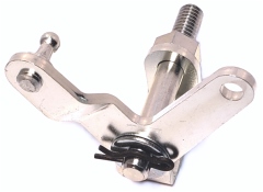 Transmission Bell Crank Pivot Assembly - Big Block - for use with the smaller 1/4" rod end.  Includes pivot pin, flat washer, and retaining pin.
