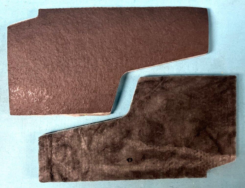 Underdash Insulation - corners.  These cars had just he corners for the underdash insulation - pair.