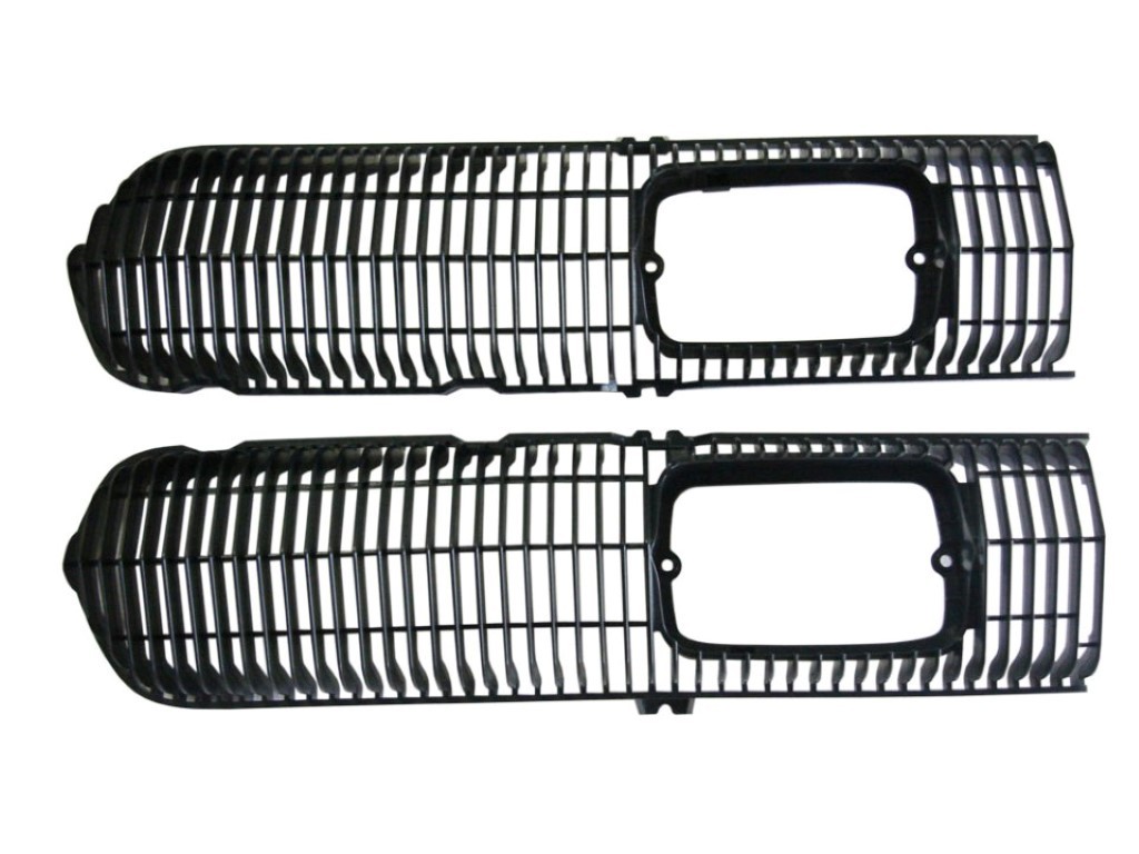 Grill Screens only (pair).  These are in solid black.  They are not painted to factory spec. (discount exempt)