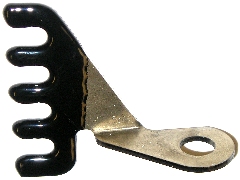 Ignition Wire Bracket - Bolts under left thermostat housing retaining screw.