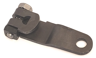 Throttle Pressure Lever - 27 Automatic transmission throttle control lever used to provide proper kickdown linkage geometry for high performance vehicles.  Correct
Gauge steel then zinc phosphate & oiled for original appearance.  Includes proper ¼-20 indented hex head bolt, lock washer and square nut.  For 1966-70 All vehicles with 4-barel & 6 pack big blocks, for 1968-73 A-body 340 cars, for 1970-71 E-body 340 4-barrel, and all 426 Hemi cars.