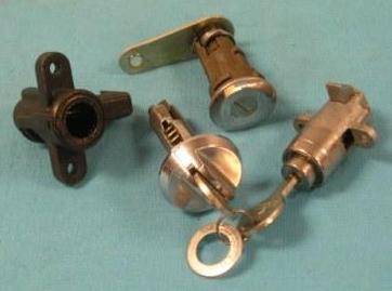 Combination Lock Kit - Glovebox, Console and Trunk lock set with keys.