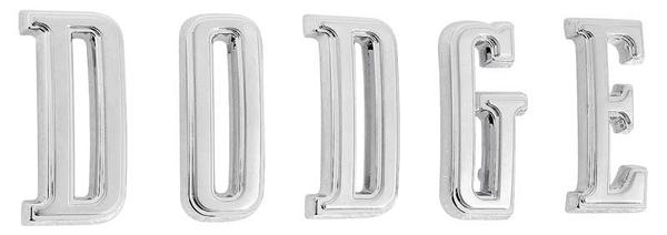 "DODGE" letter set for the hood