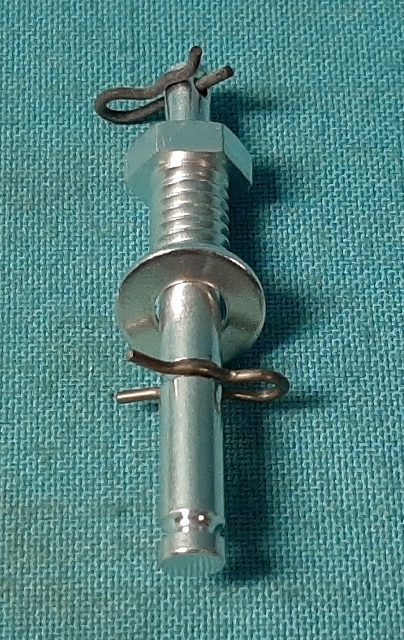 Carb. Linkage Stud - 1967 Early to 1969.  4-BBL Automatics. Cadmium Plated.