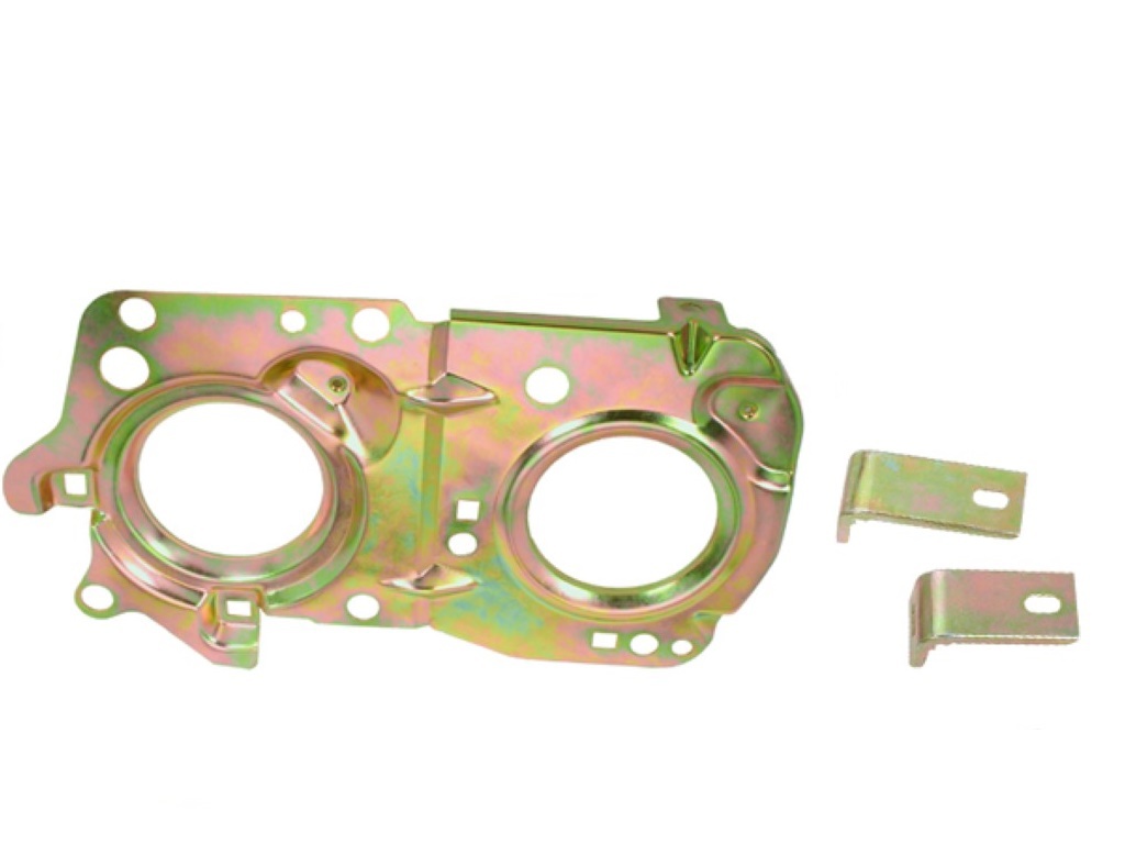 Steel Headlight bucket - Drivers side (comes with mounting brackets).