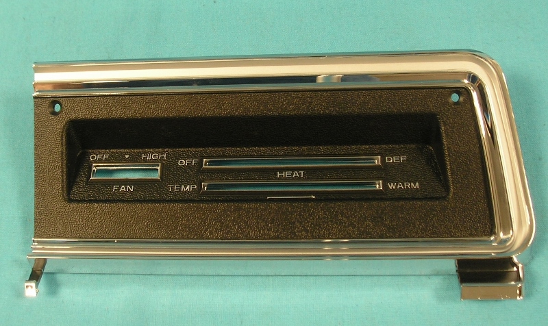 Standard Control Bezel - Non A/C - discount exempt