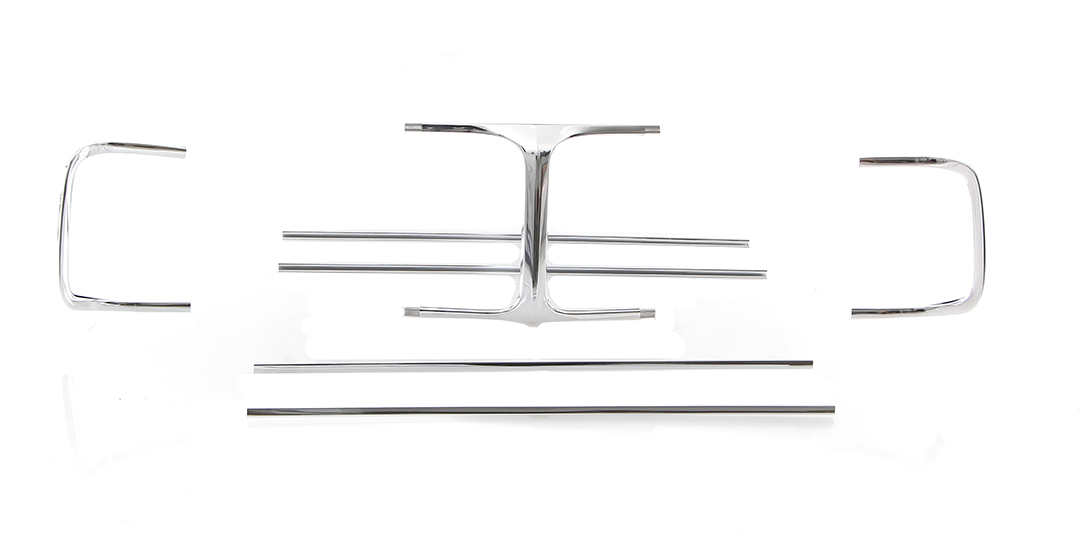 Grill Molding set (7 piece) - Center "I", both corners, and all (4) grill pieces.