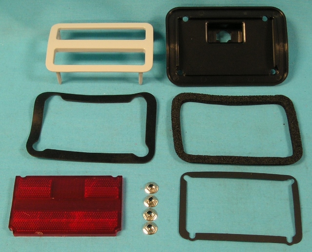 Red Rear Side lamp lens