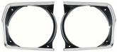 Headlight Bezels (pair) - LH or RH - Black - discount exempt