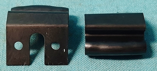 Anti-Rattle Alignment Clips - Door Glass (pair)  Clips install in the door glass seal channels near the windshield and help guide the door glass into the seals when rolling up the window.