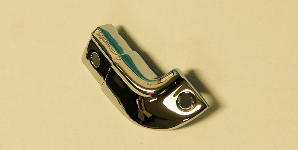 Front Transition Mldg - Passenger side - for Vehicles WITHOUT top door edge mldgs (comes to an end with a screw hole) - each.