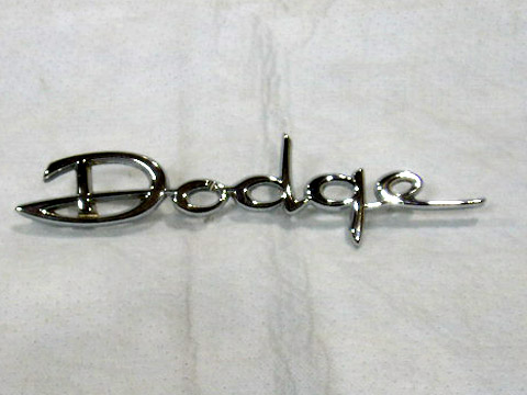 Dart GT Hood emblem - "Dodge"