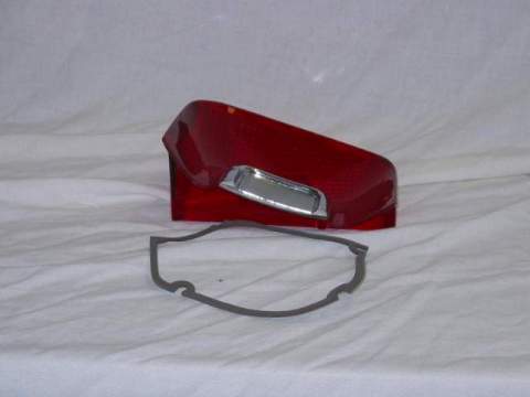 Drivers side Tail light Lenses w/ Chrome Piece on lens - discount exempt
