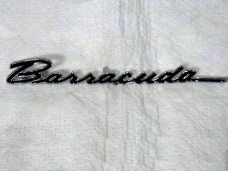 "Barracuda" Script on Fenders #2582 878