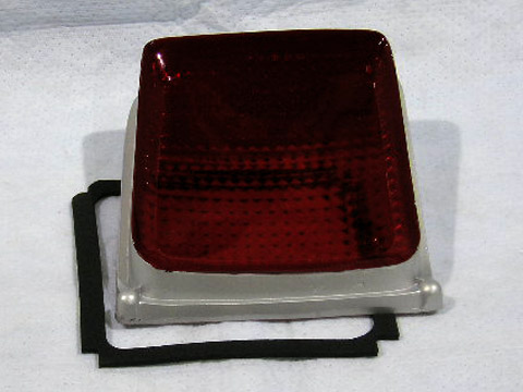 Passenger Taillight lens - has silver paint on the sides of the lens - discount exempt